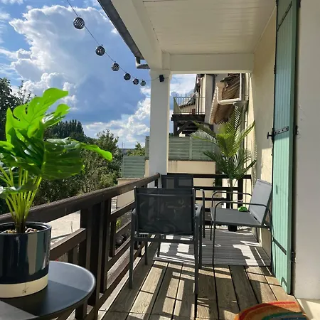 Appartement La Halte- Vue Riviere- Elegant T3- Parking- Rdc *
